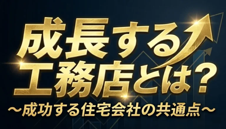 成長する工務店とは？